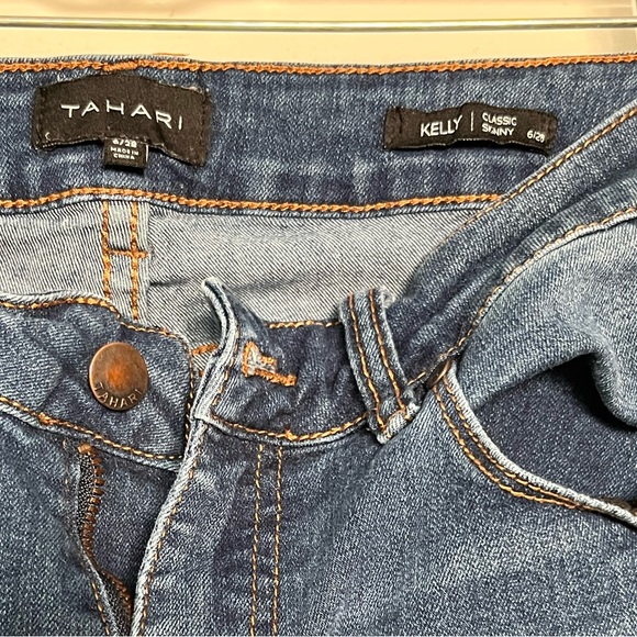 Tahari Kelly Classic Skinny jeans 6/29 - Picture 3 of 5